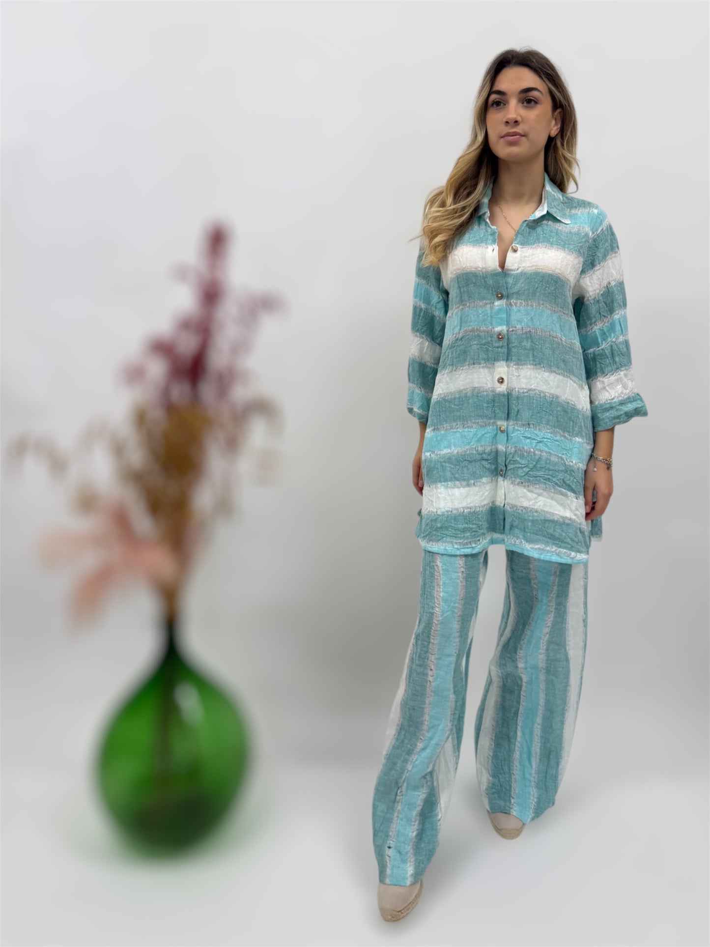 COMPLETE NATURAL LINEN RAW GREEN LION