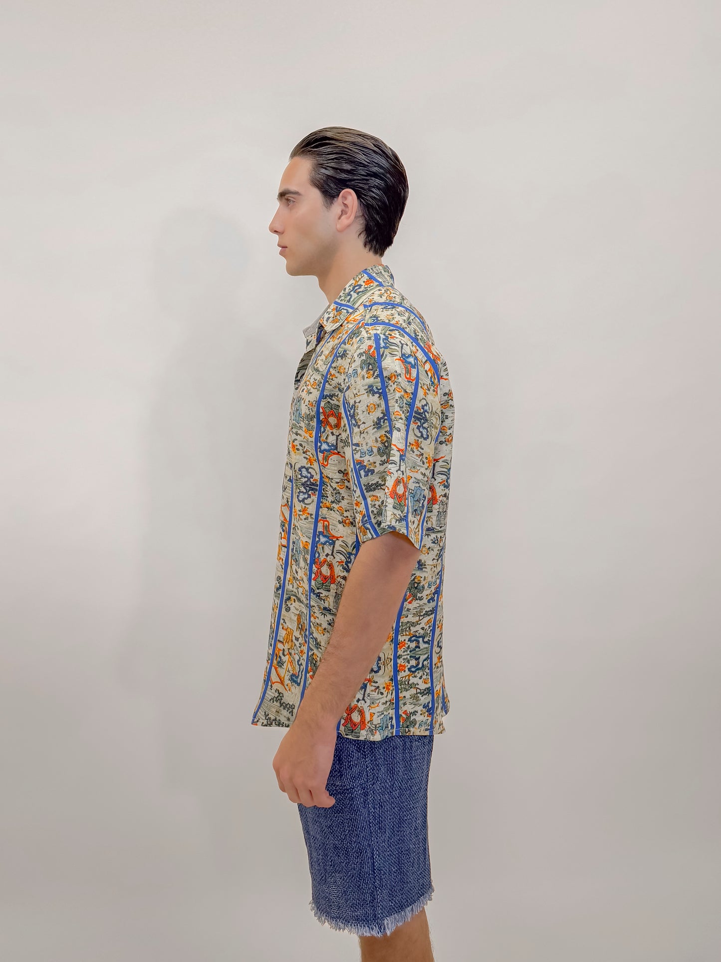 CAMICIA M/M STAMPA MURAGLIA