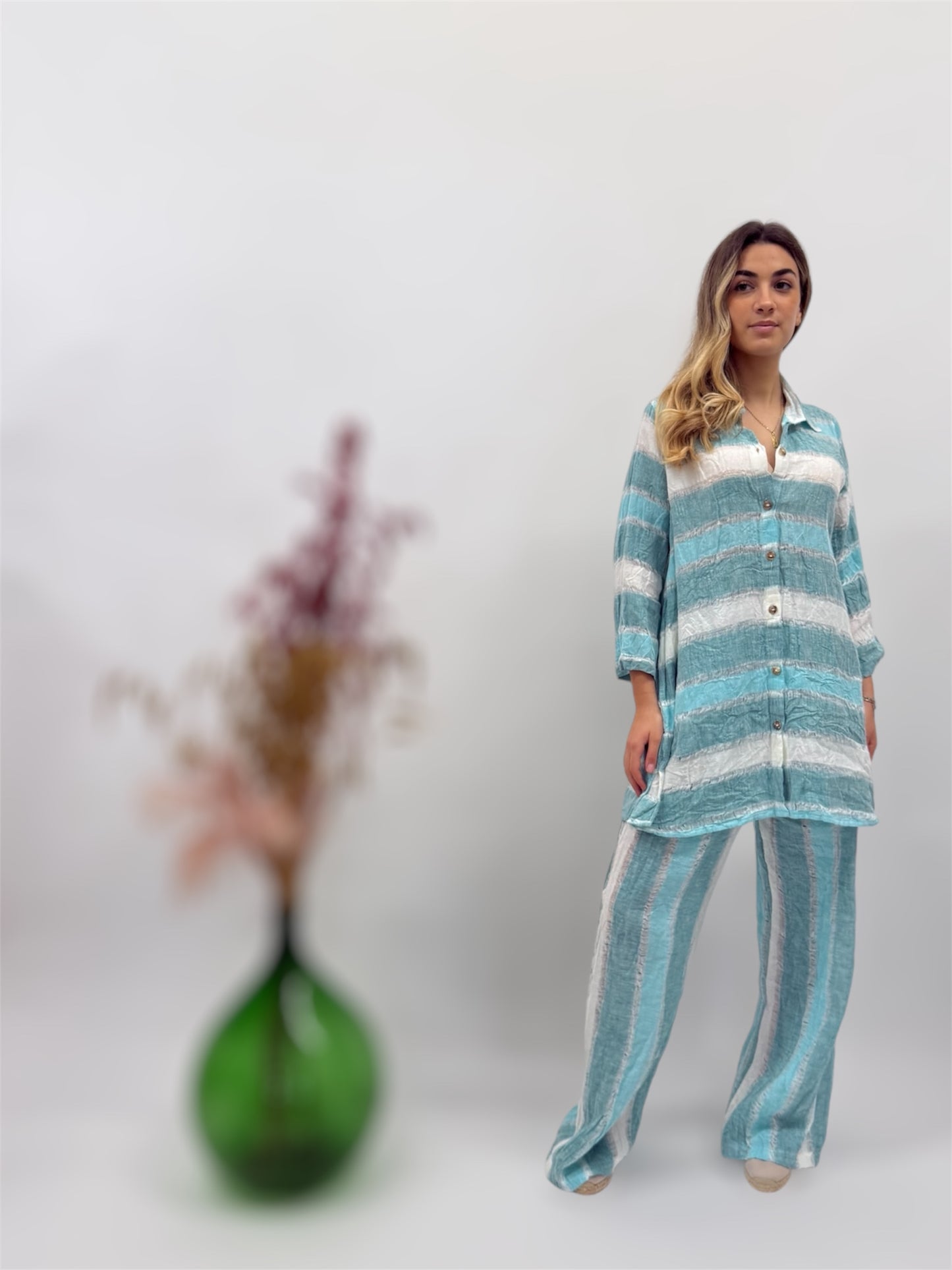 COMPLETE NATURAL LINEN RAW GREEN LION