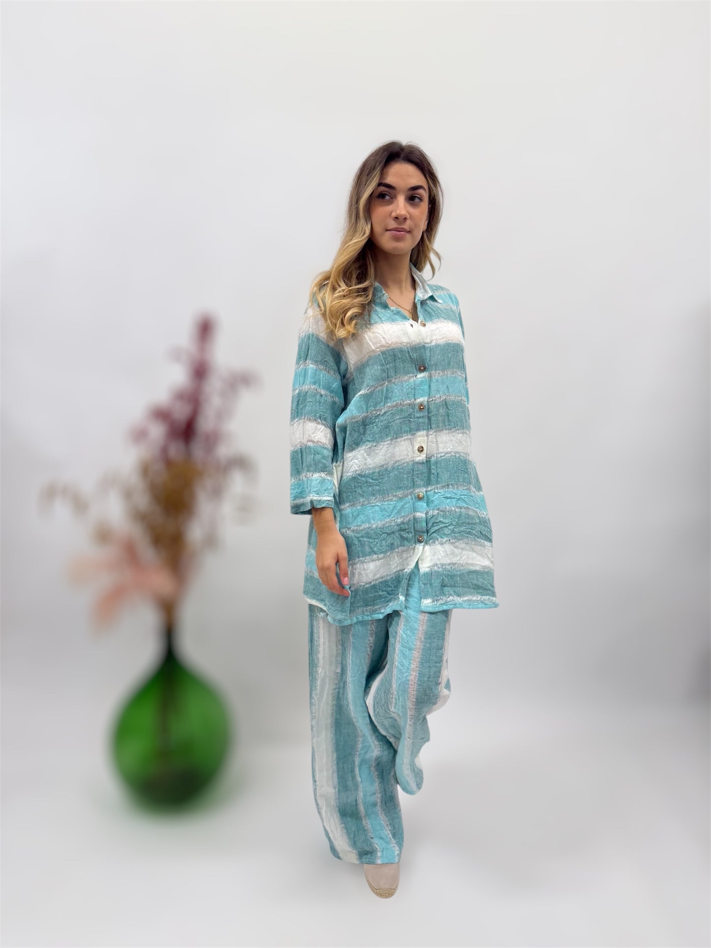 COMPLETE NATURAL LINEN RAW GREEN LION