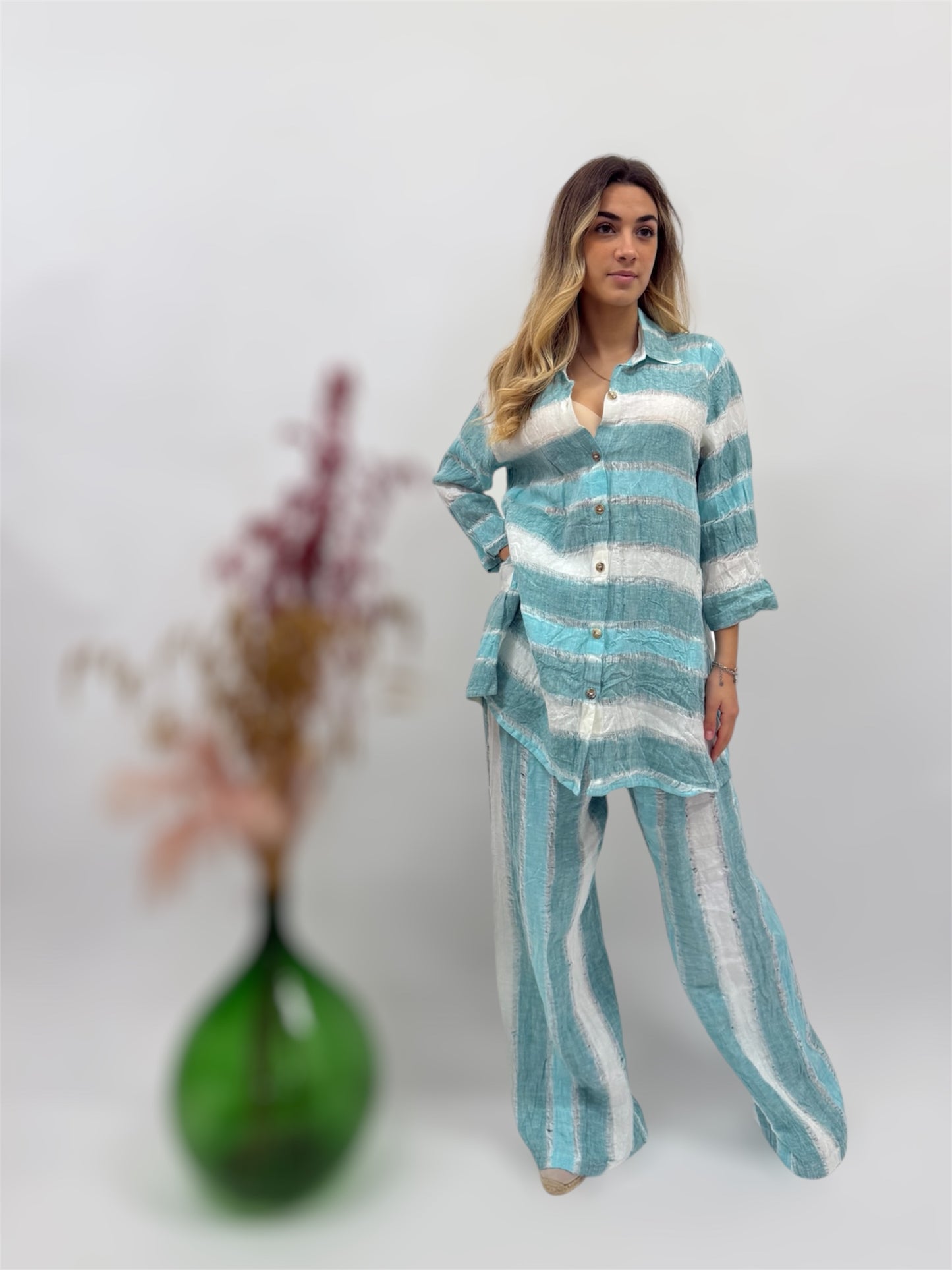 COMPLETE NATURAL LINEN RAW GREEN LION