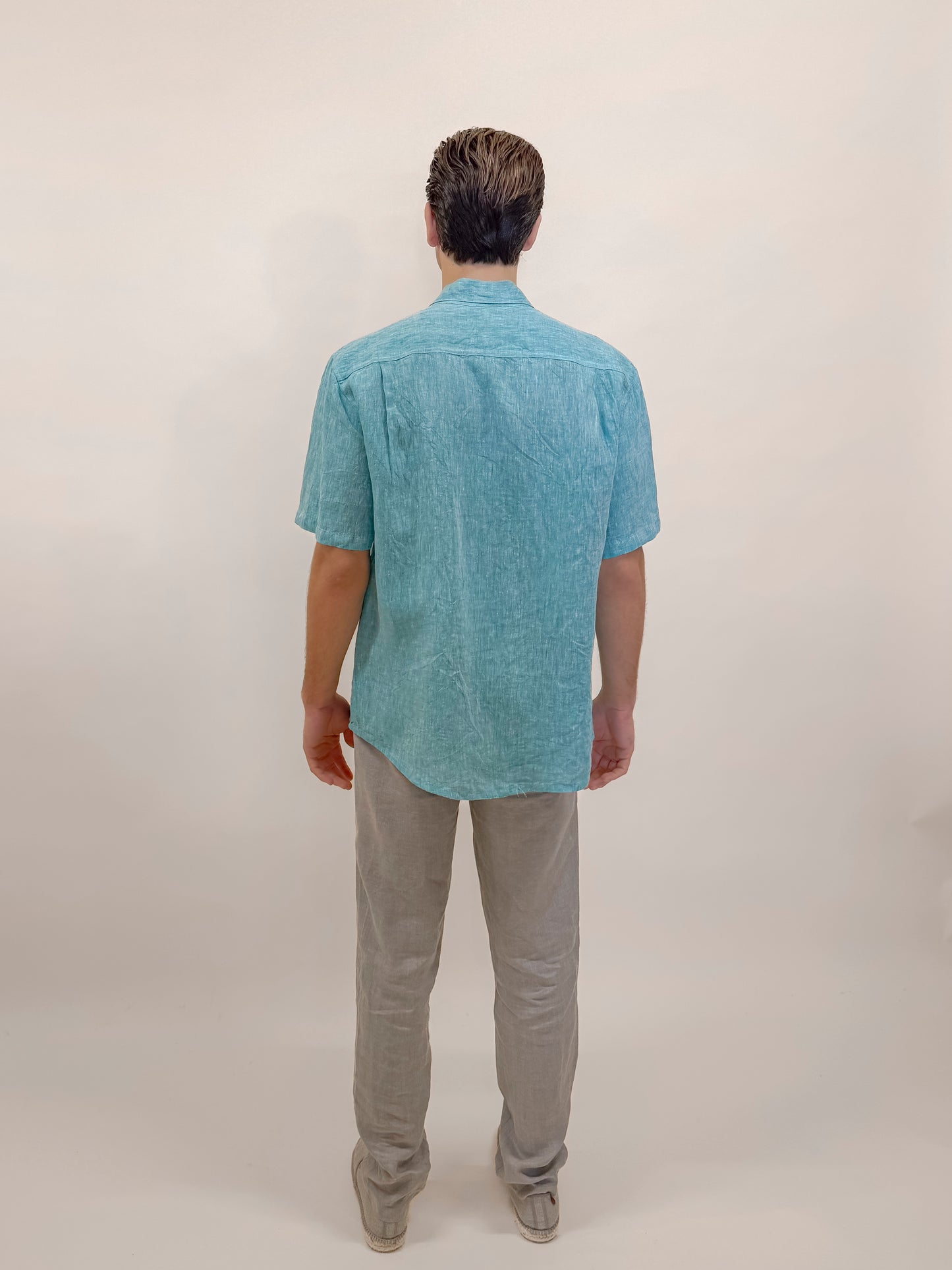 CAMICIA M/M VERDE MARINA