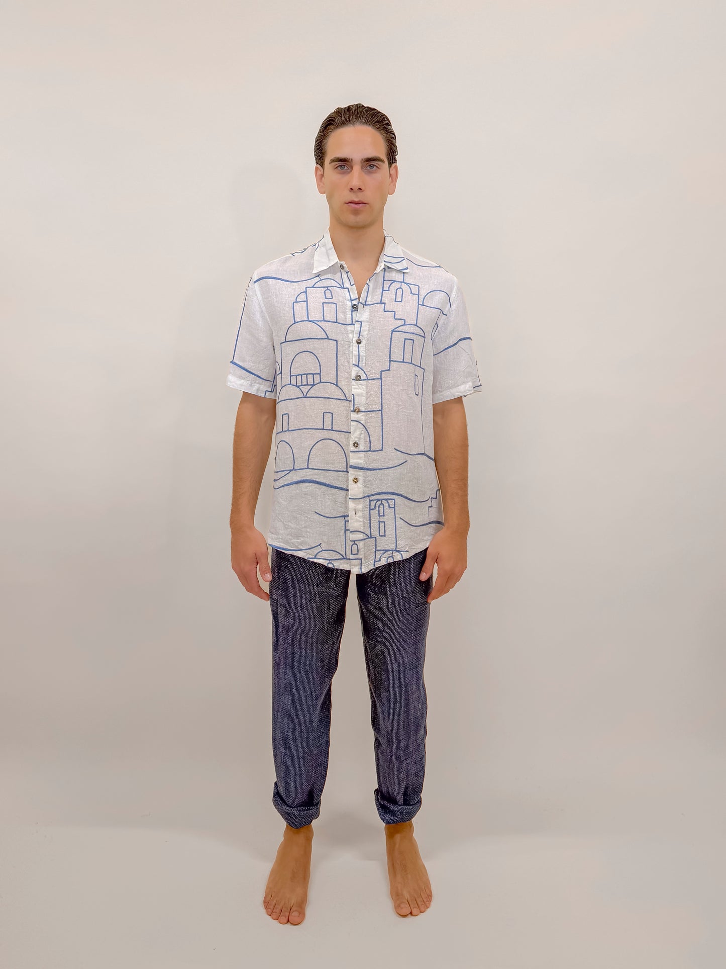 CAMICIA M/M POSA POSA AVORIO