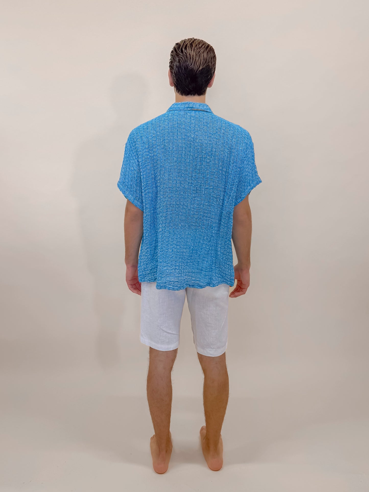 CAMICIA MENDEZ AZZURRA