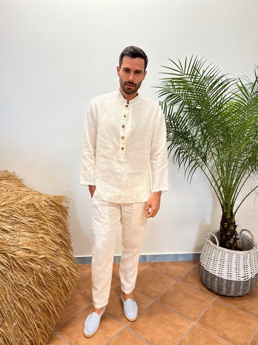 LINEN COAT FASHION BEACH POSITANO