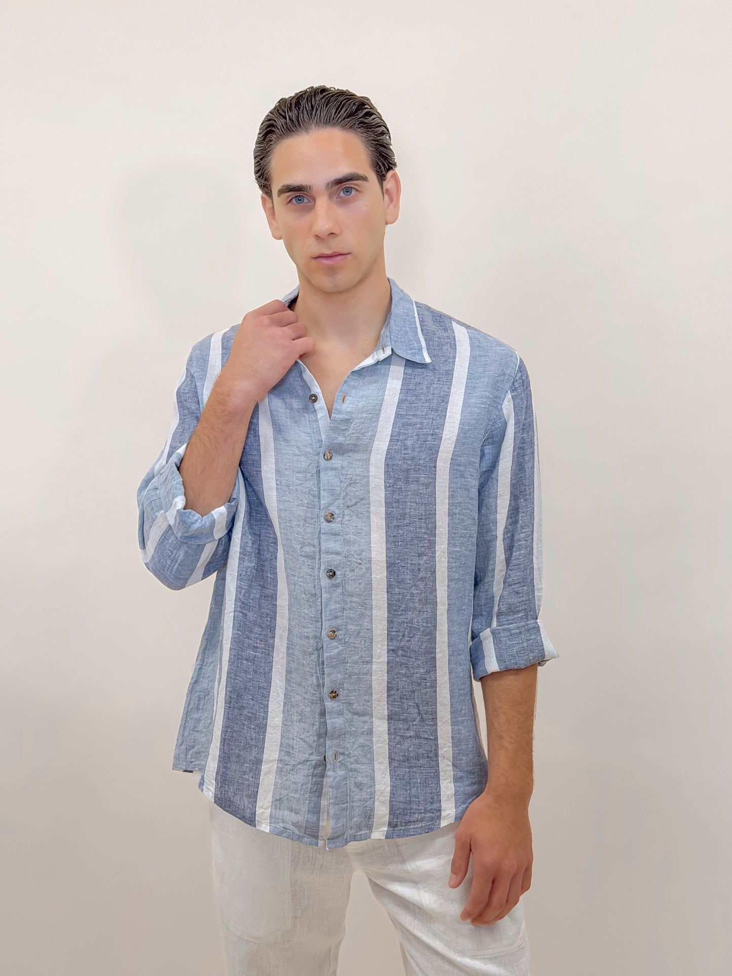 CAMICIA FULL BUTTONS JEANS