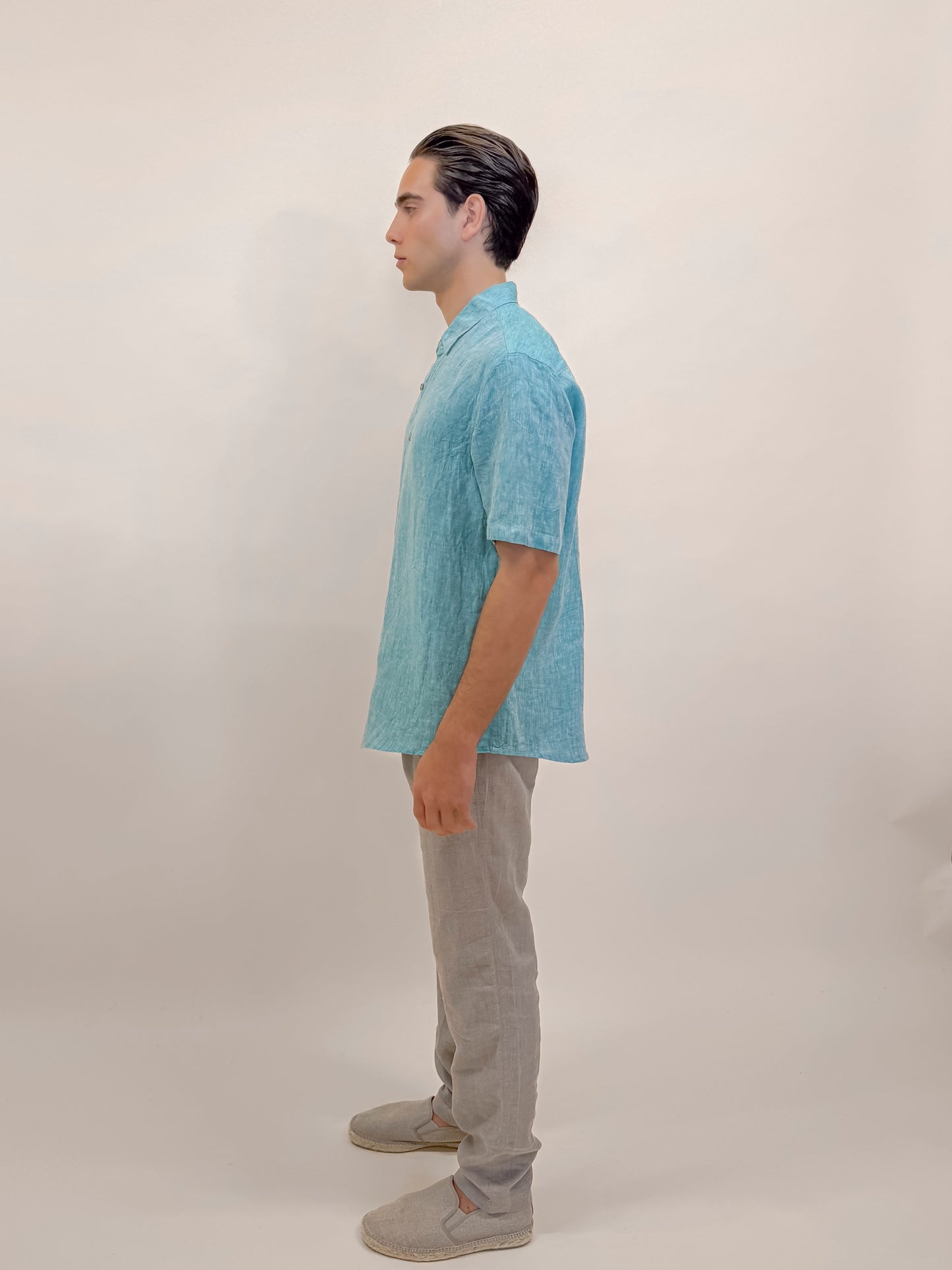 CAMICIA M/M VERDE MARINA