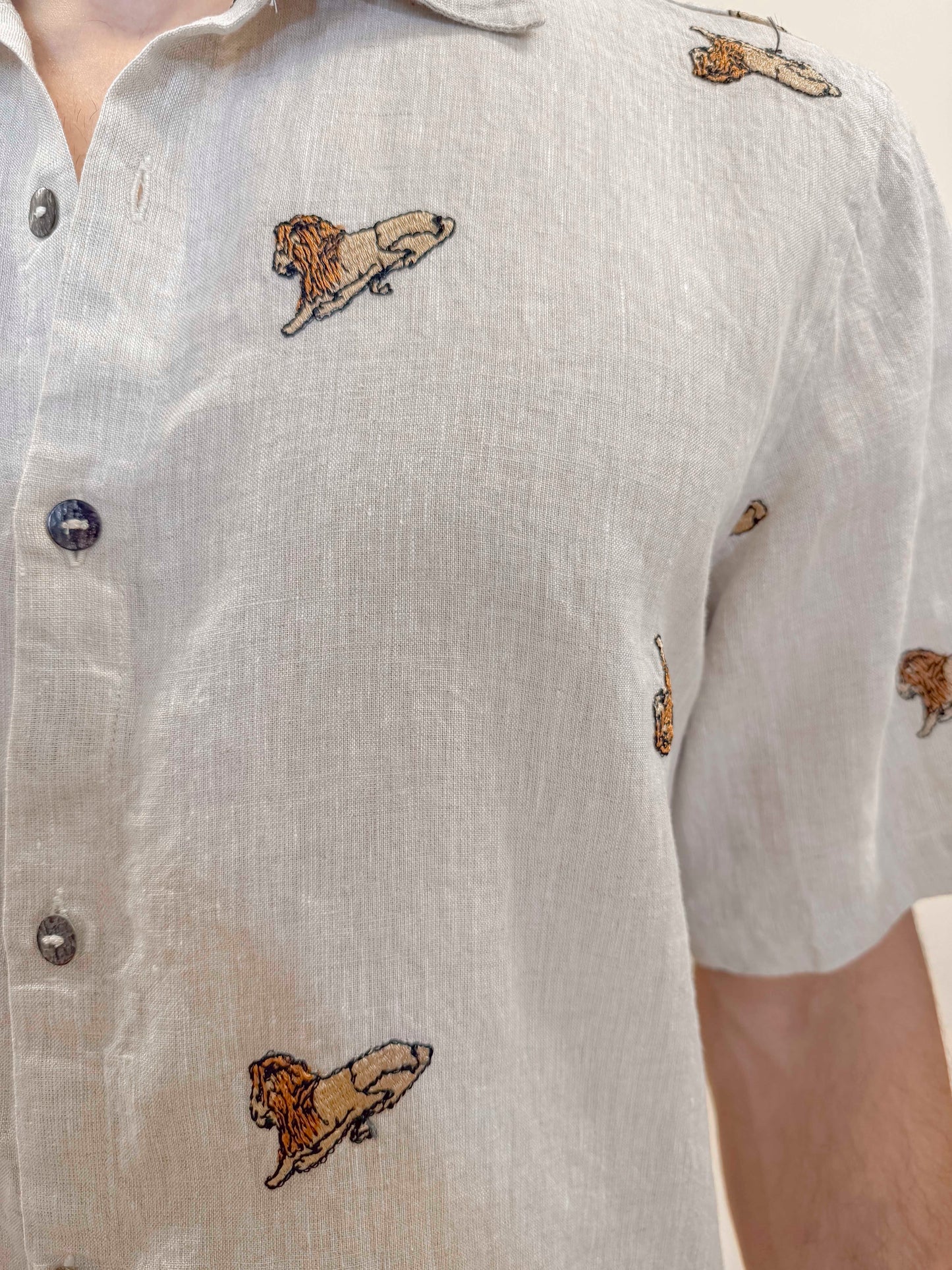 CAMICIA M/M FULL BUTTONS LION