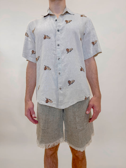 CAMICIA M/M FULL BUTTONS LION