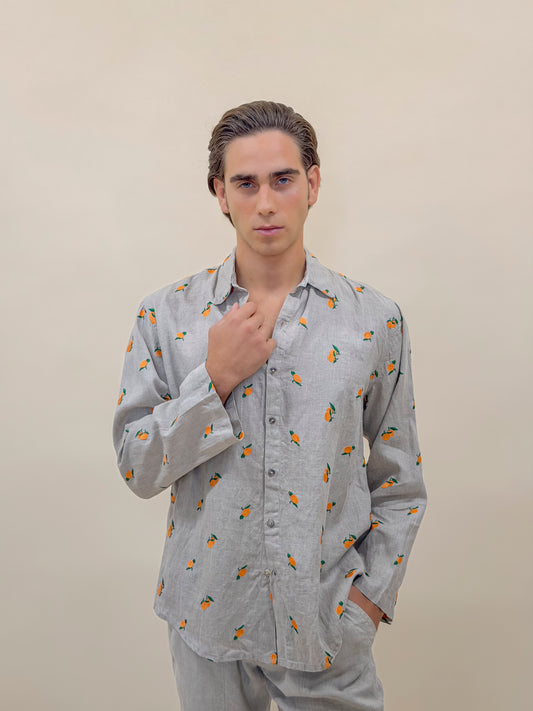CAMICIA FULL BUTTONS MANDARINO