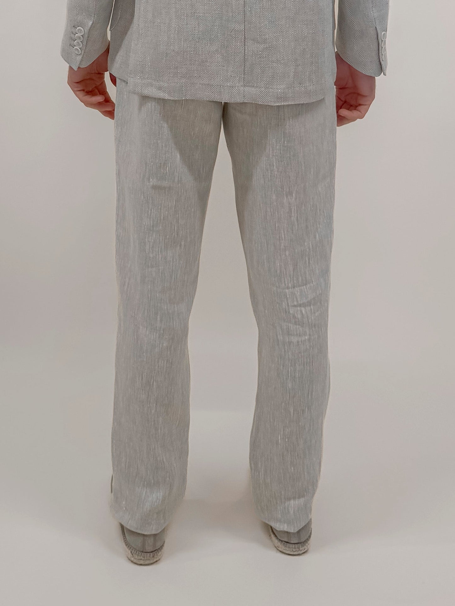 PANTALONE SARTORIALE ECRÙ