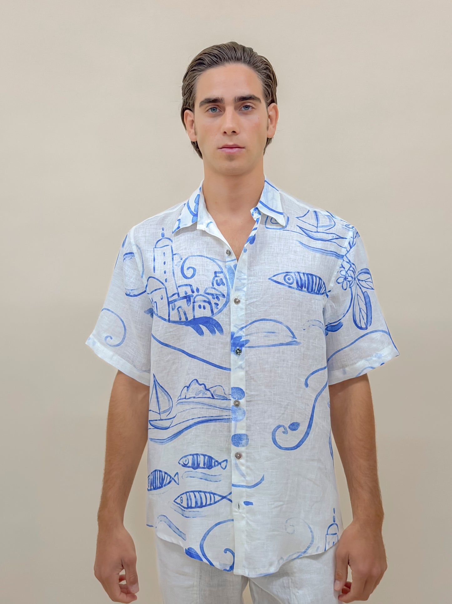 CAMICIA STAMPA CAPRI
