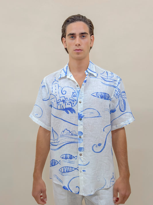 CAMICIA STAMPA CAPRI