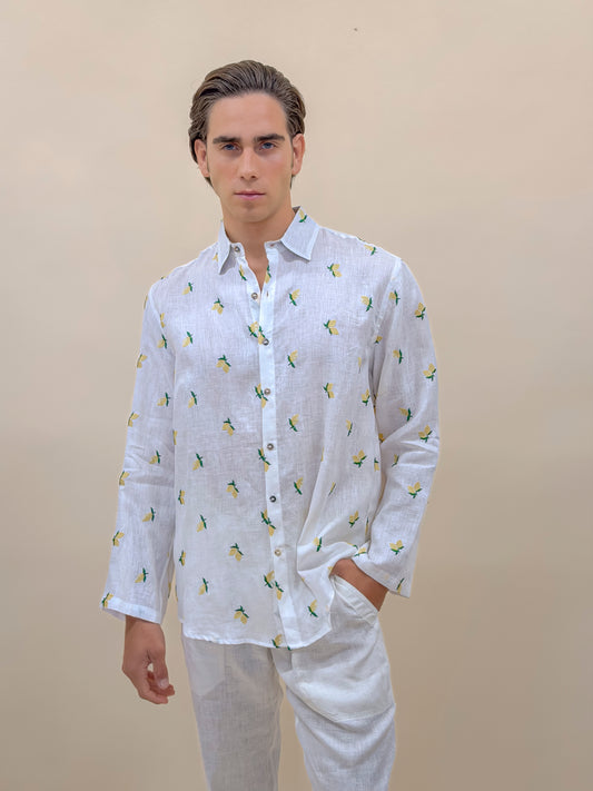 CAMICIA LIMONI LONG SLEEVE