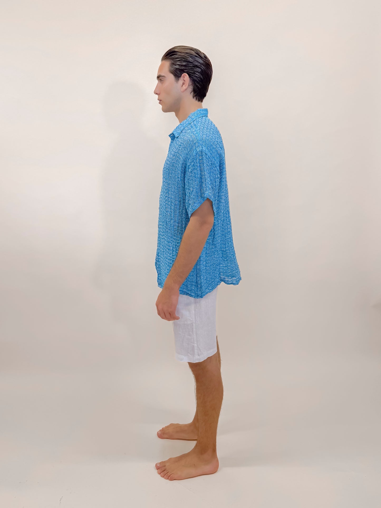 CAMICIA MENDEZ AZZURRA