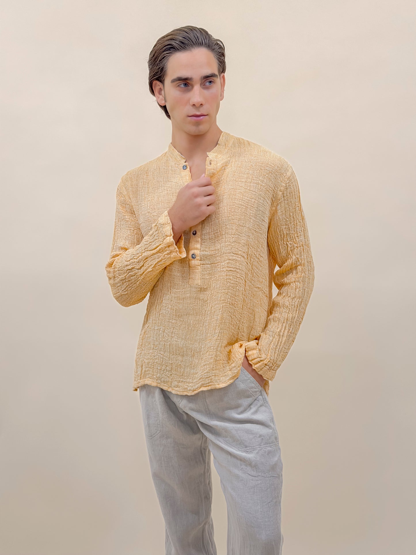 CASACCA 100% LINO MADE IN POSITANO