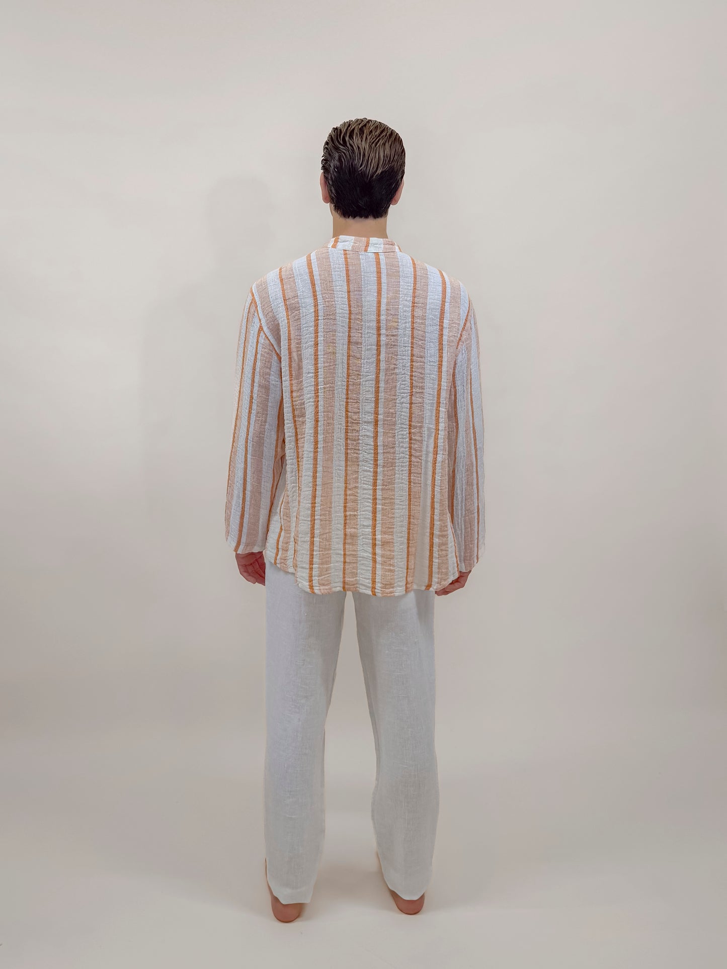 CAMICIA FULL BUTTONS MILLERIGA ORANGE