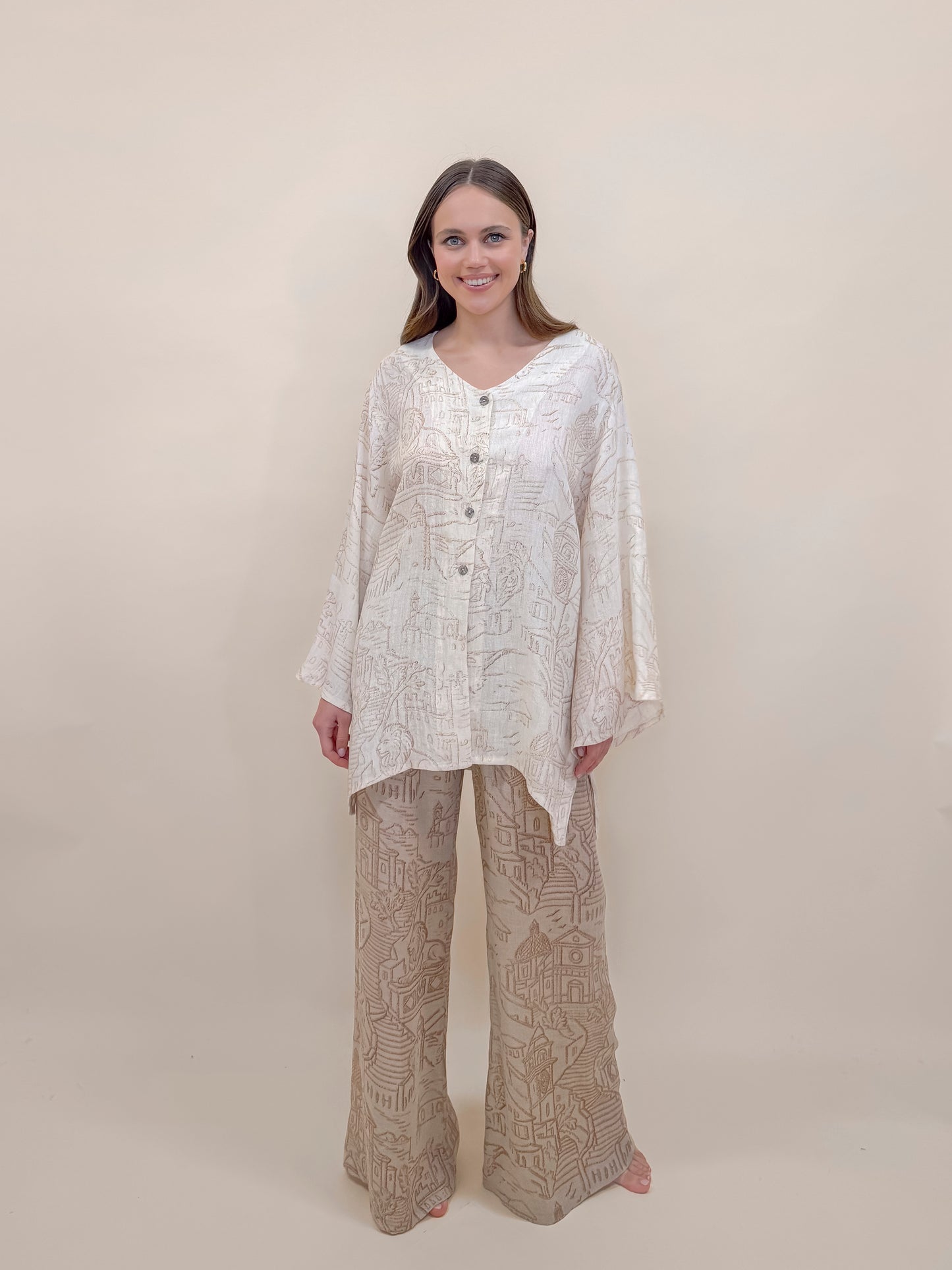 CASACCA LEONI IN PURE LINEN