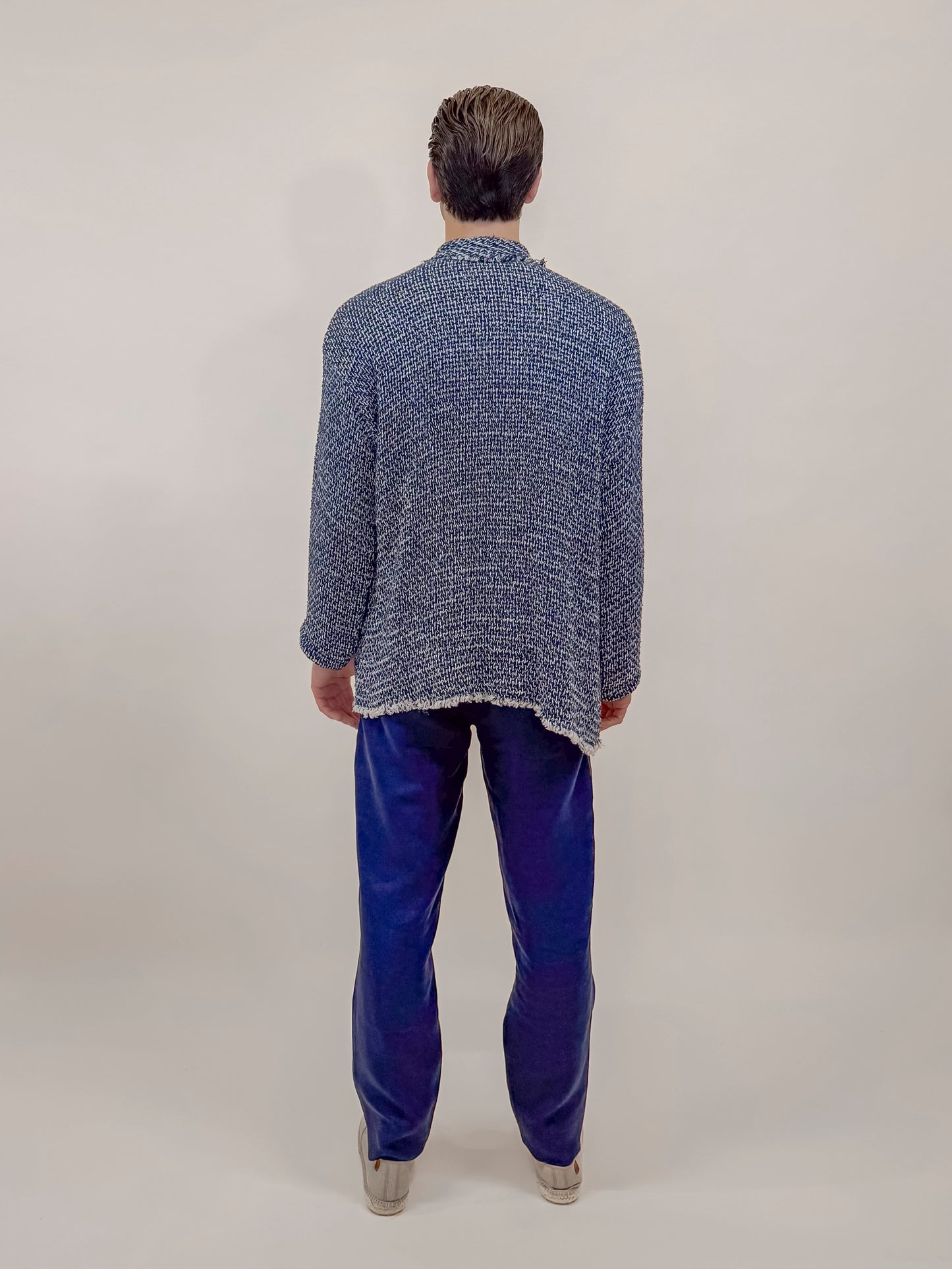 GIACCA RUSTICA BLU