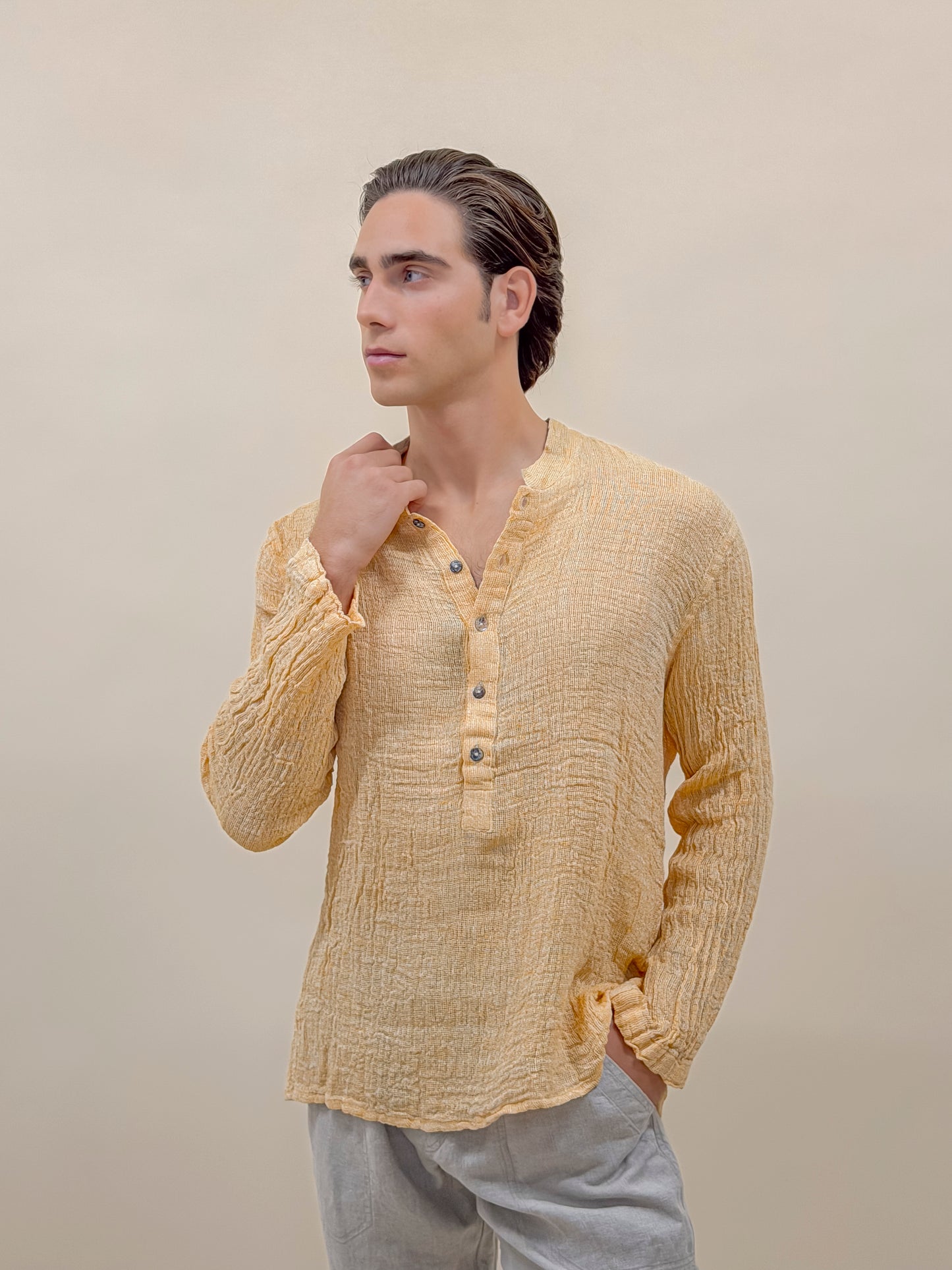 CASACCA 100% LINO MADE IN POSITANO