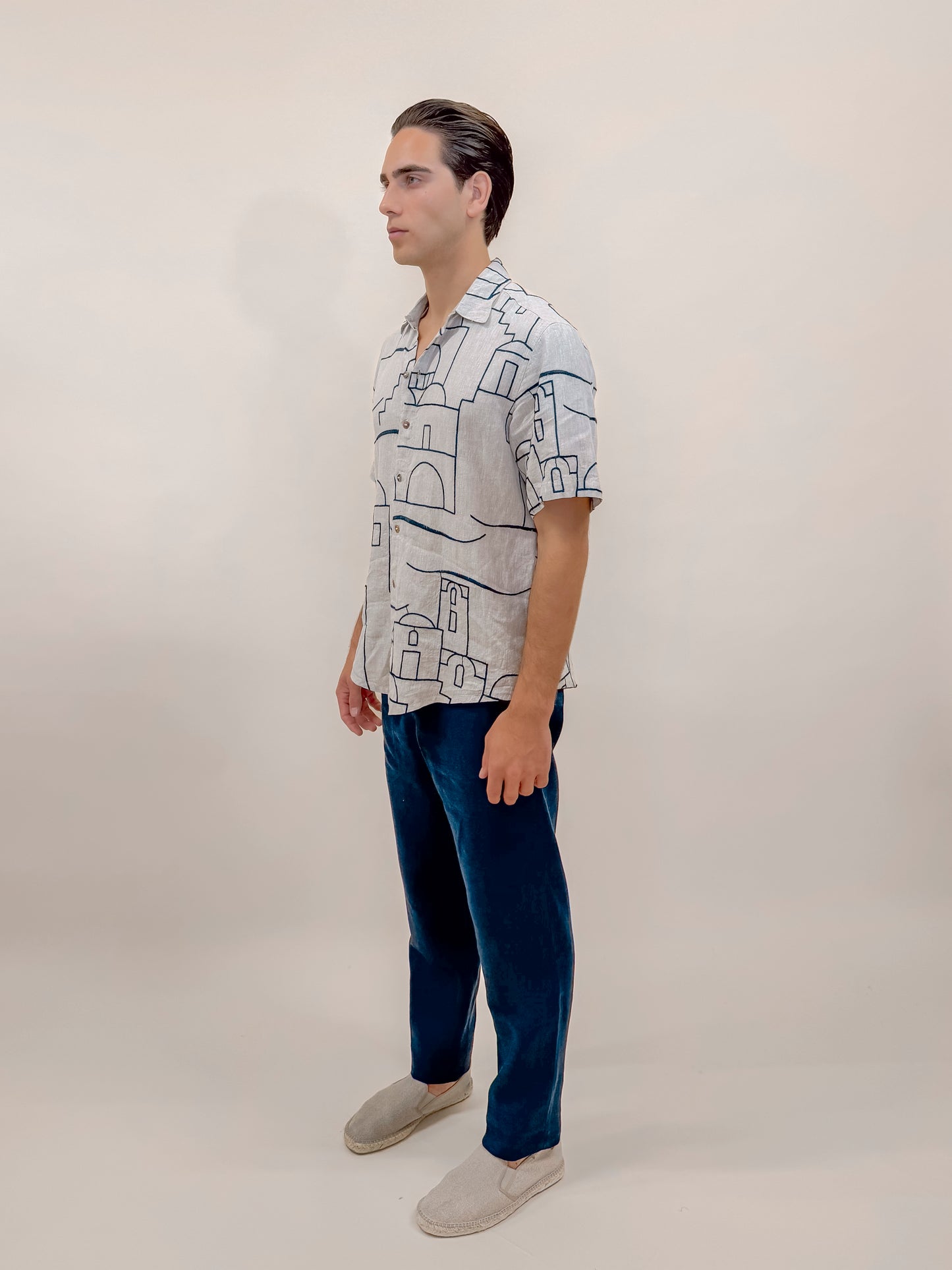 CAMICIA M/M POSA POSA ecrù