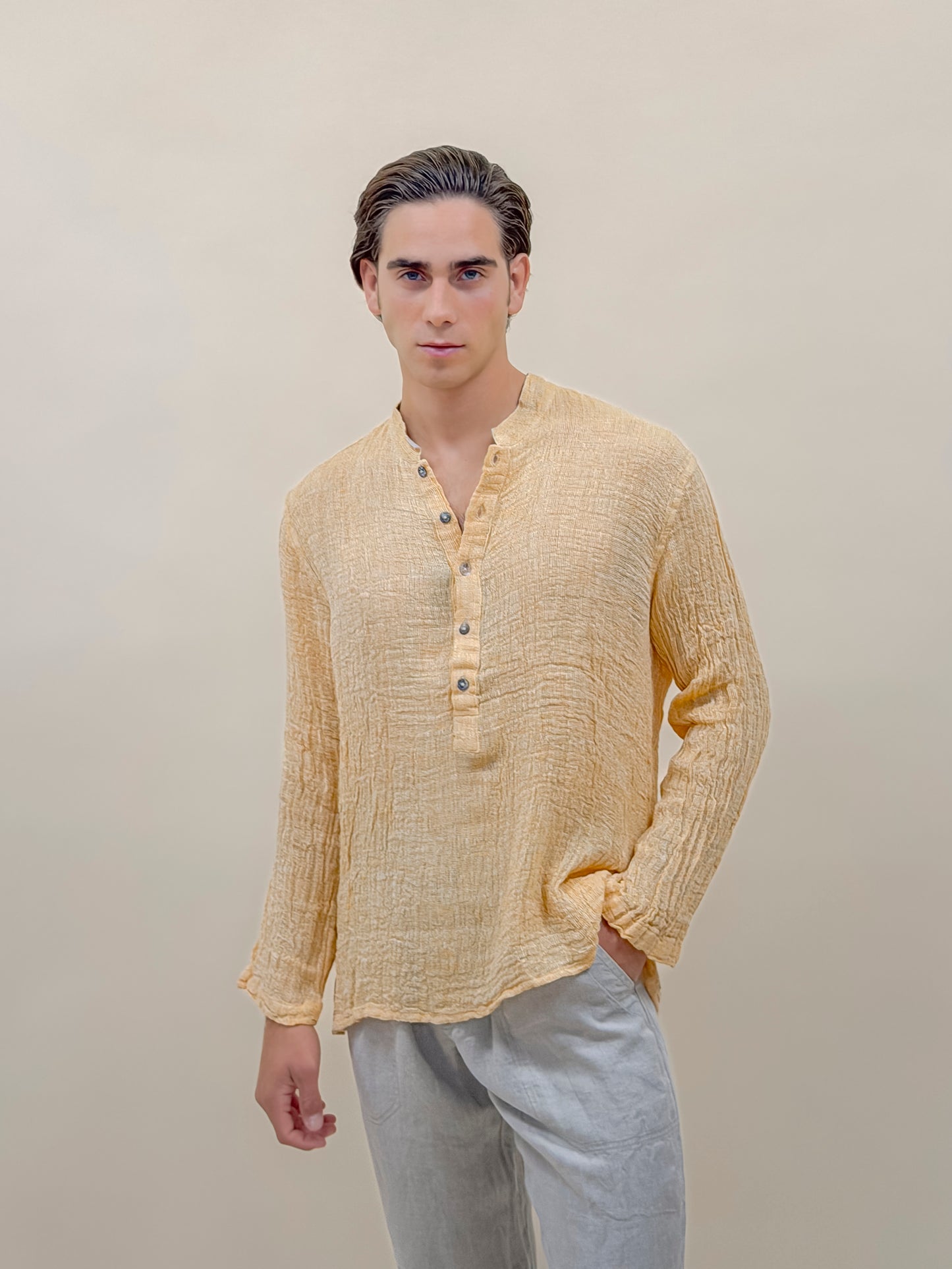 CASACCA 100% LINO MADE IN POSITANO