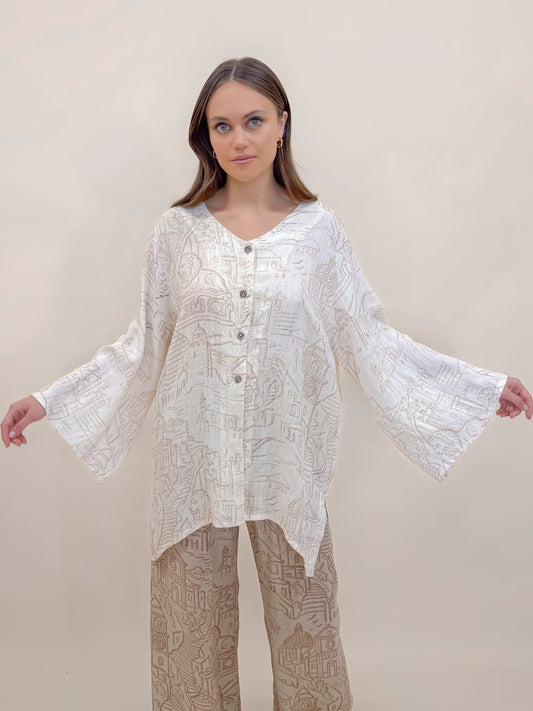 CASACCA LEONI IN PURE LINEN