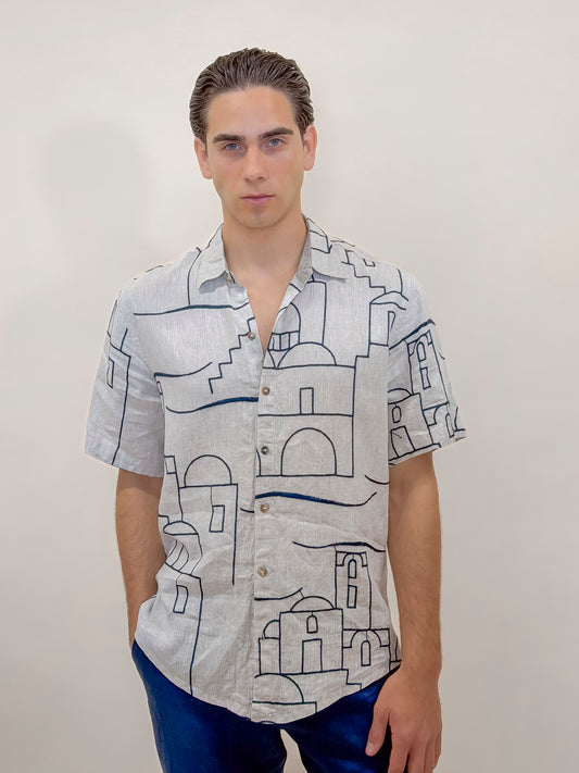 CAMICIA M/M POSA POSA ecrù
