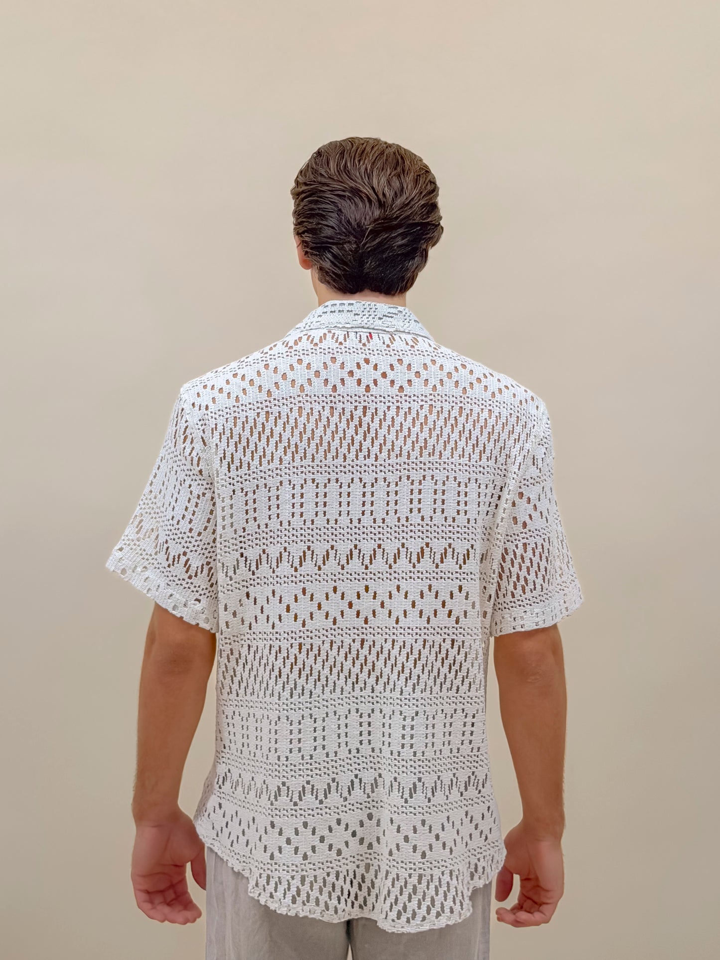 CAMICIA MEZZA MANICA in CROCHET