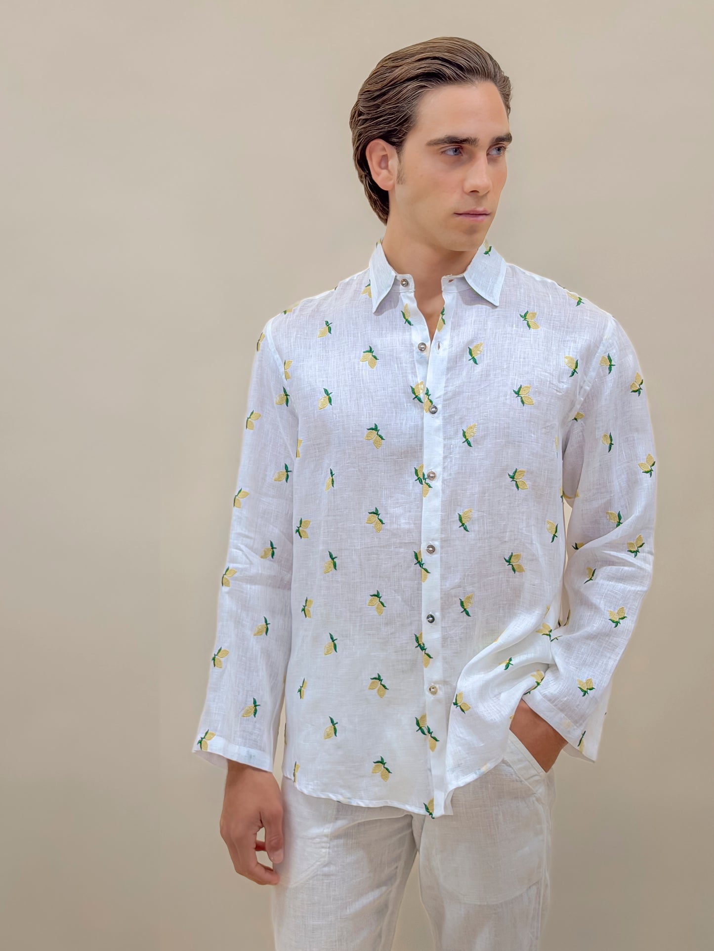 CAMICIA LIMONI LONG SLEEVE