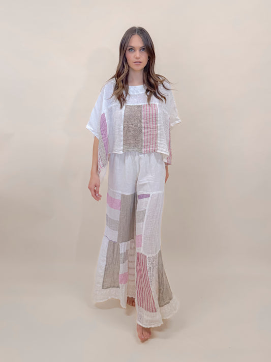 SET PANTALONE E PONCHO PATCHWORK (Copia)