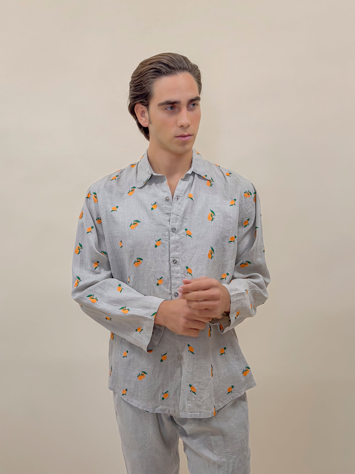 CAMICIA FULL BUTTONS MANDARINO