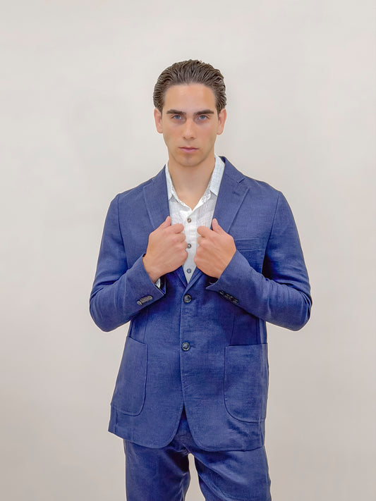 GIACCA SARTORIALE BLU