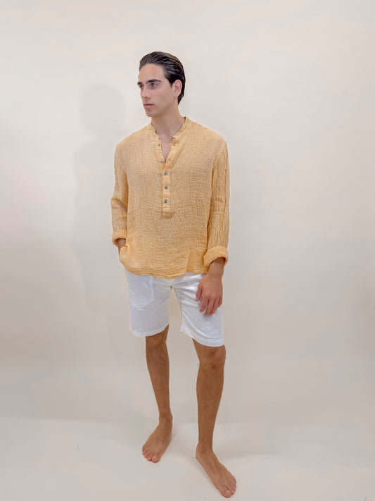 CAMICIA 5 BOTTONI YELLOW
