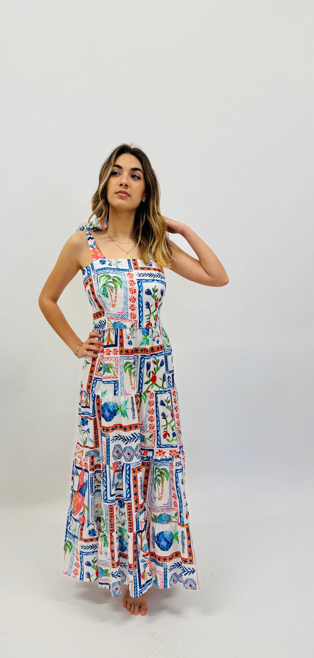 DRESS DOLCE IN JUNGLE PRINTS