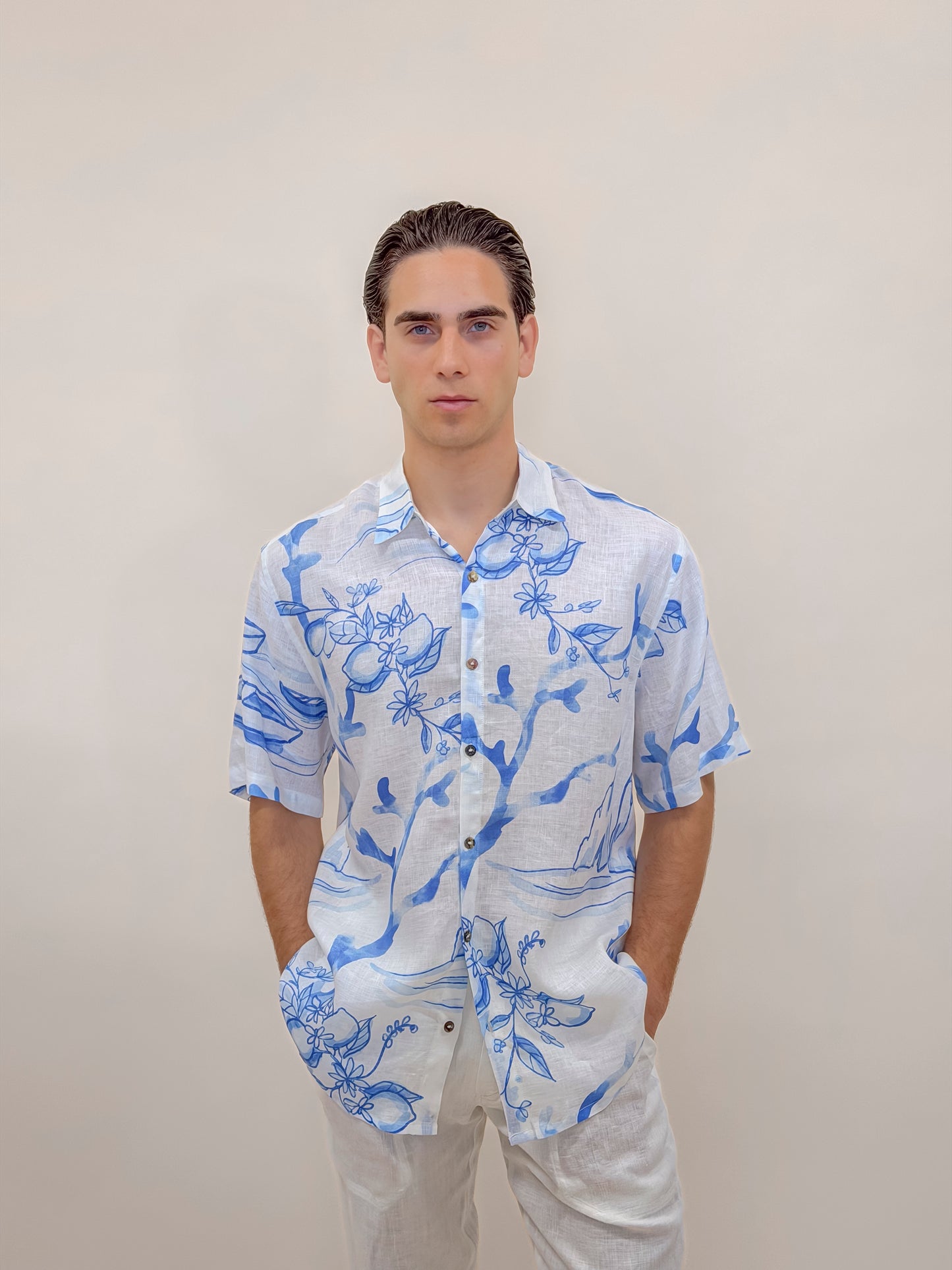 CAMICIA STAMPA CAPRI
