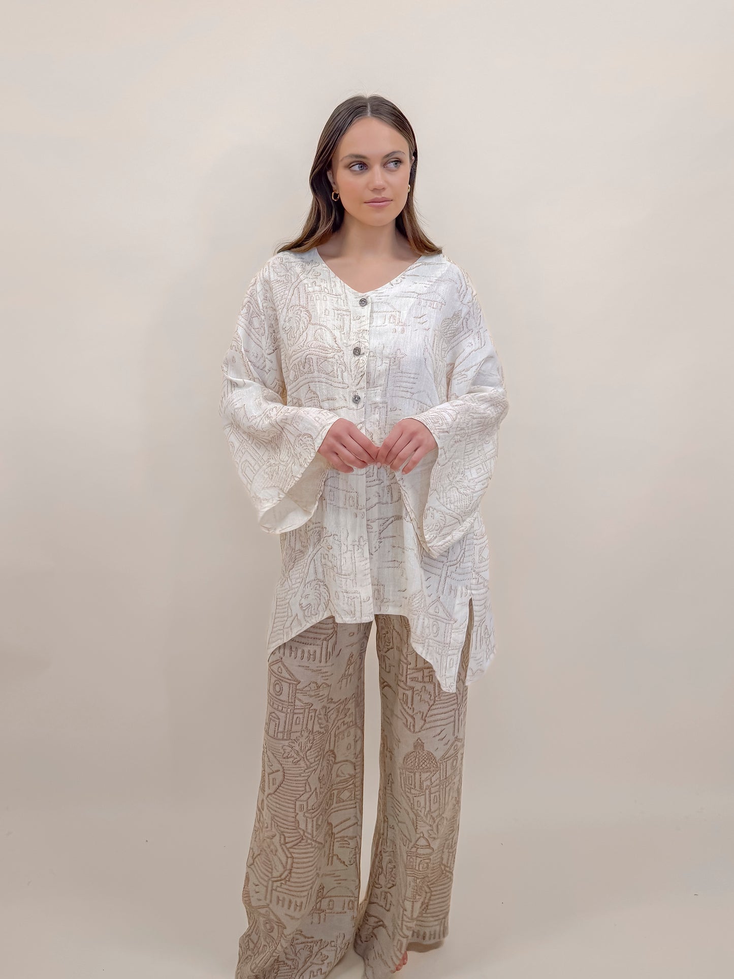 CASACCA LEONI IN PURE LINEN