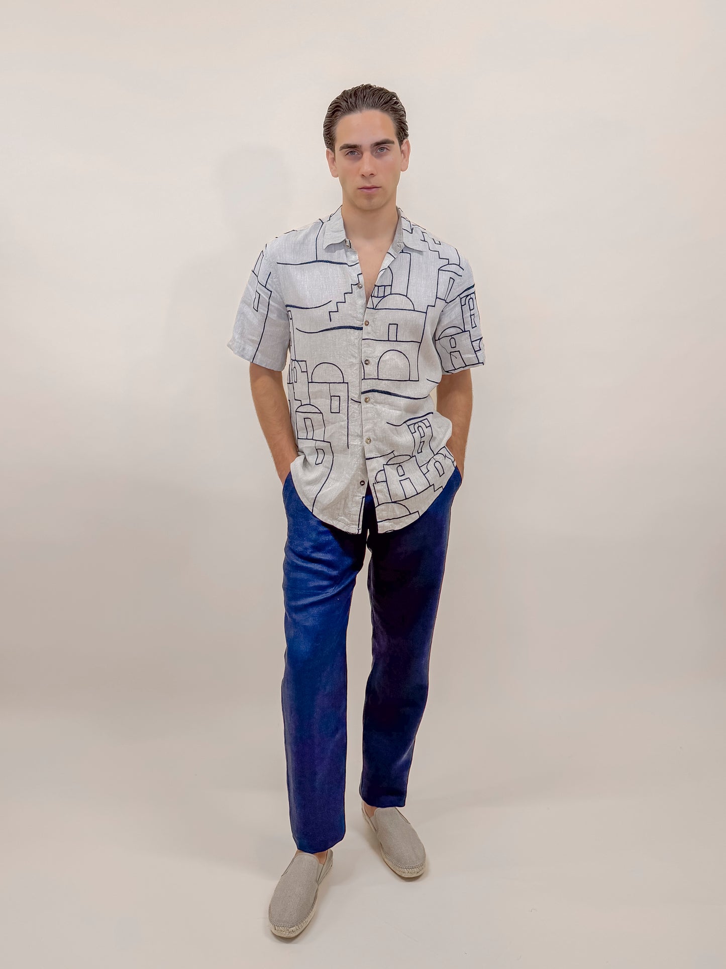CAMICIA M/M POSA POSA ecrù
