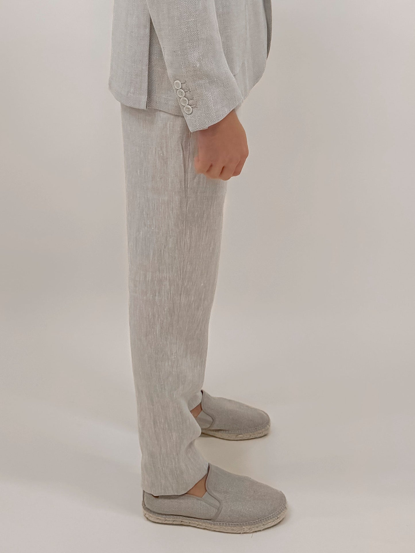 PANTALONE SARTORIALE ECRÙ