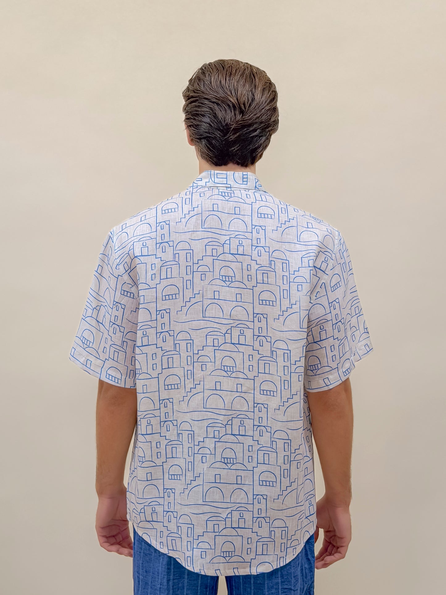 CAMICIA M/M STAMPA POSITANO