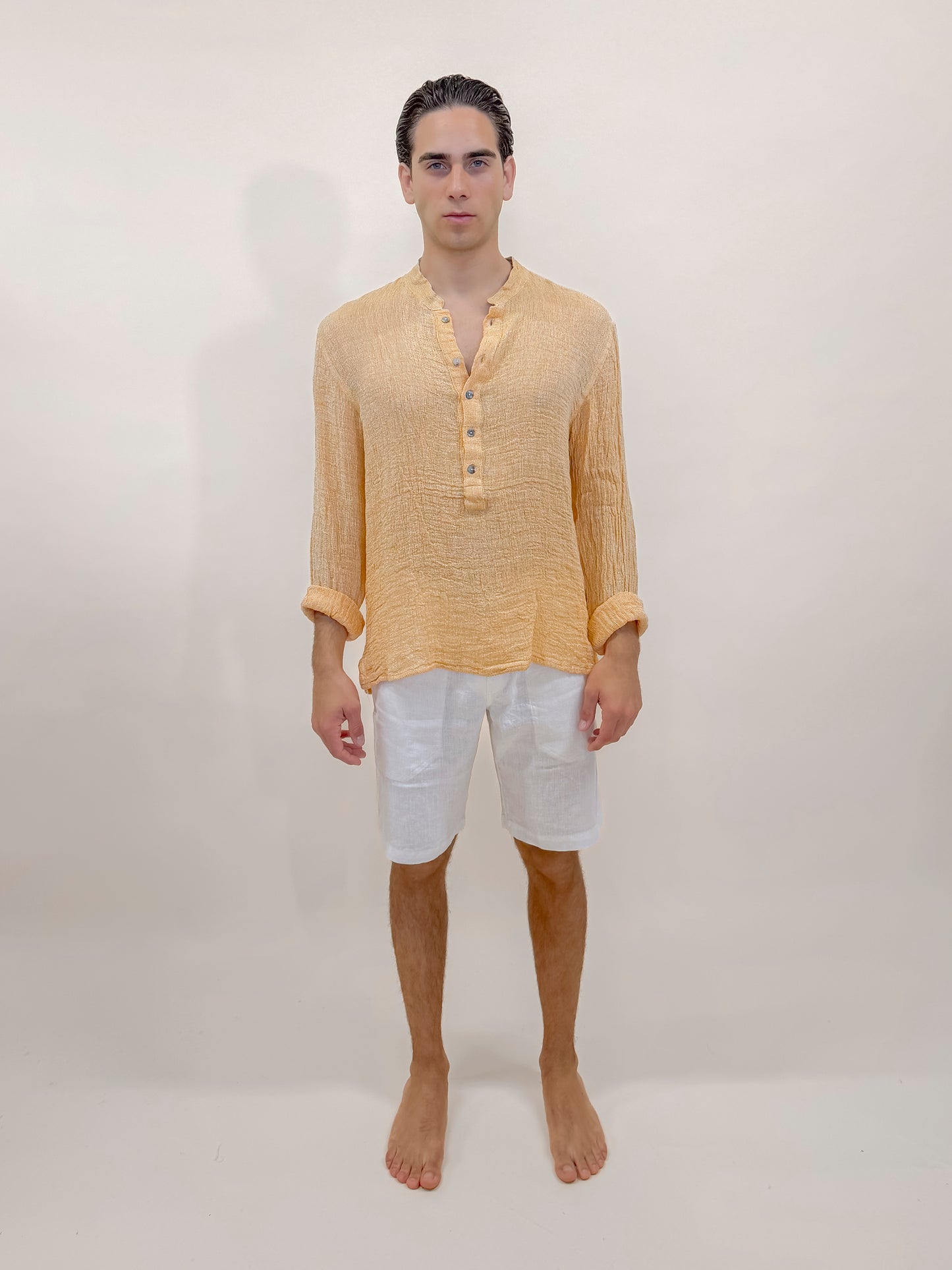 CAMICIA 5 BOTTONI YELLOW