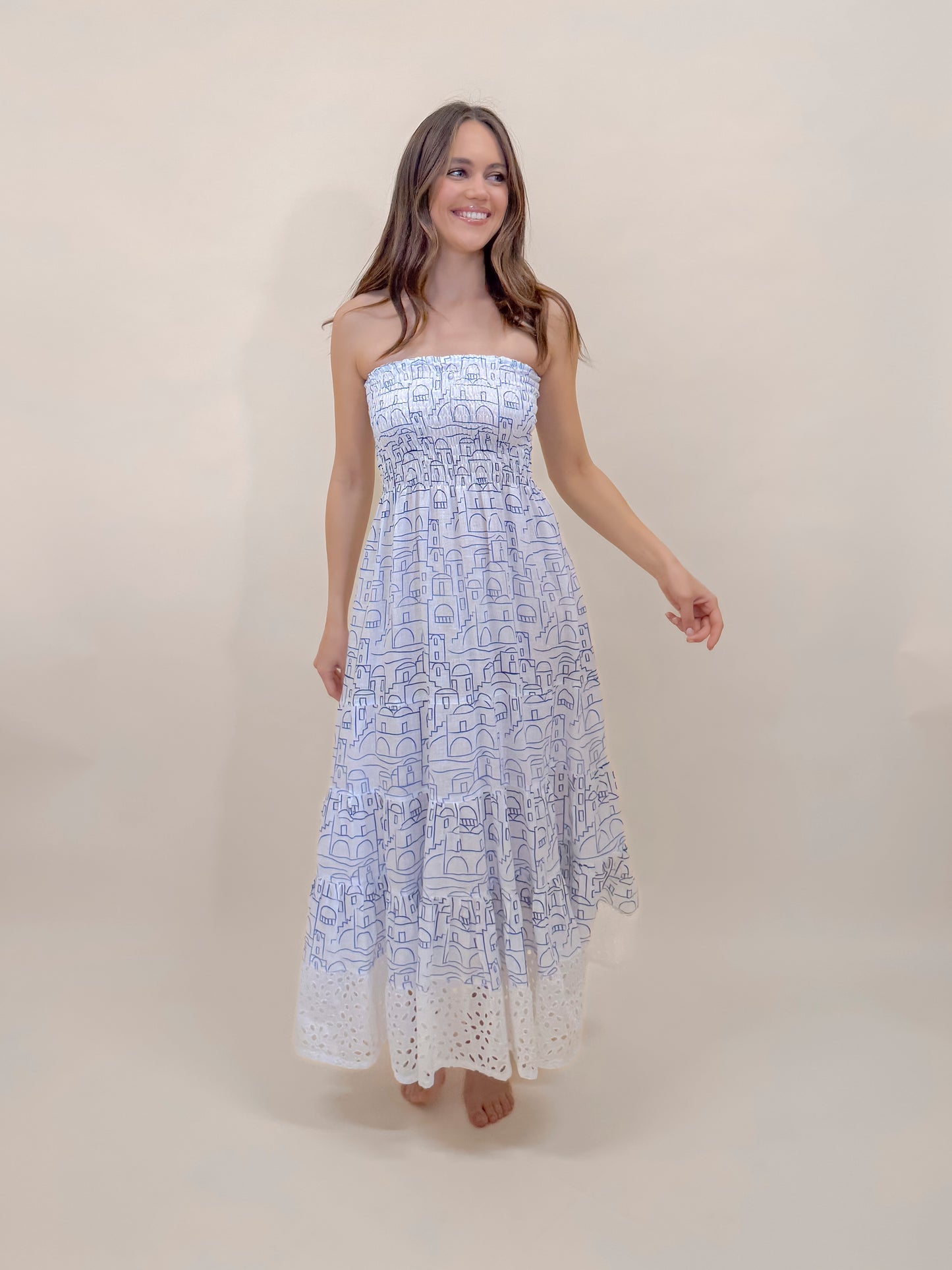ABITO MARILENA POSITANO WITH LACE