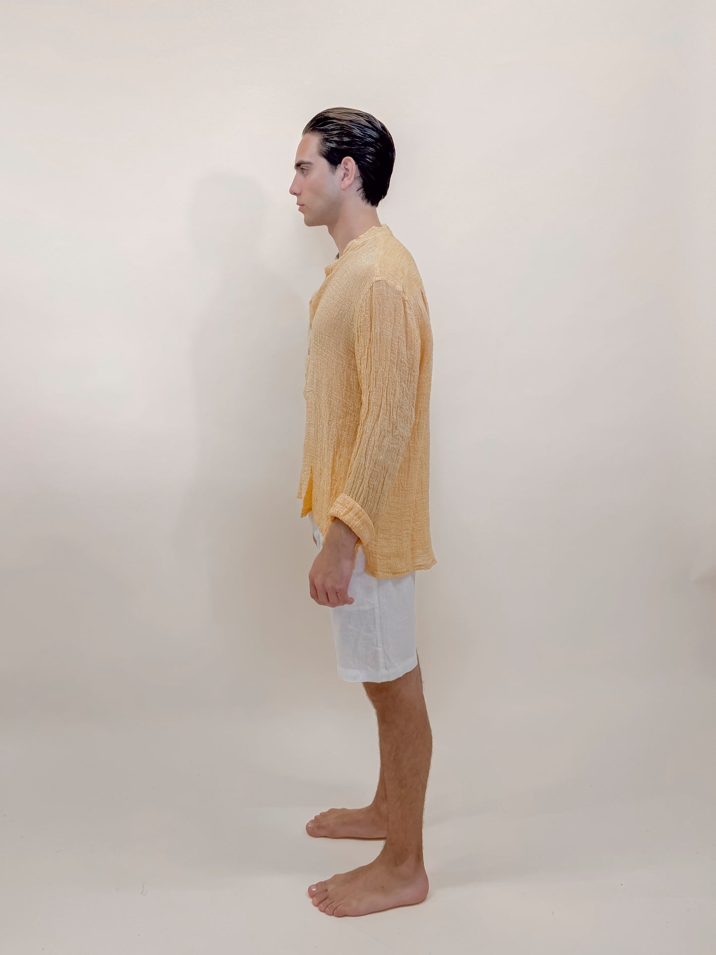 CAMICIA 5 BOTTONI YELLOW